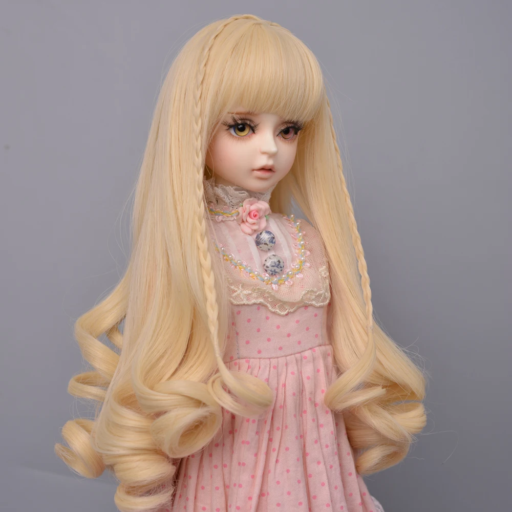 Muziwig Free shipping 1/3 BJD Doll with Light Golden Long Curly Hair Wavy Wigs for Children
Muziwig Free shipping 1/3 BJD Doll with Light Golden Long Curly Hair Wavy Wigs for Children