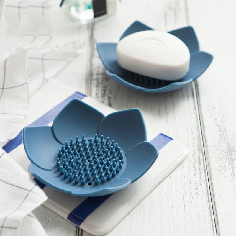 Creative Soap Dish Lotus Shape Soap Dish Bathroom Soap Dish Student Non-porous Soap Dish Soap Bowl Bathroom Accessories
Creative Soap Dish Lotus Shape Soap Dish Bathroom Soap Dish Student Non-porous Soap Dish Soap Bowl Bathroom Accessories