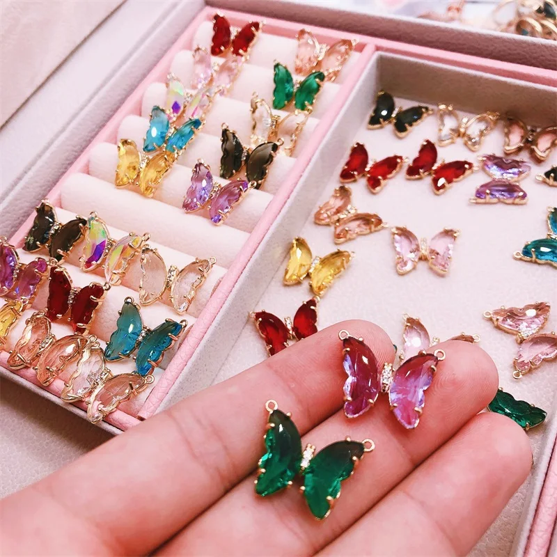 Очаровательные аксессуары в виде хрустальной бабочки Peixin 3 шт./компл. оптовая продажа, блестящая стеклянная подвеска в виде бабочки, ожерель...
Очаровательные аксессуары в виде хрустальной бабочки Peixin 3 шт./компл. оптовая продажа, блестящая стеклянная подвеска в виде бабочки, ожерель...