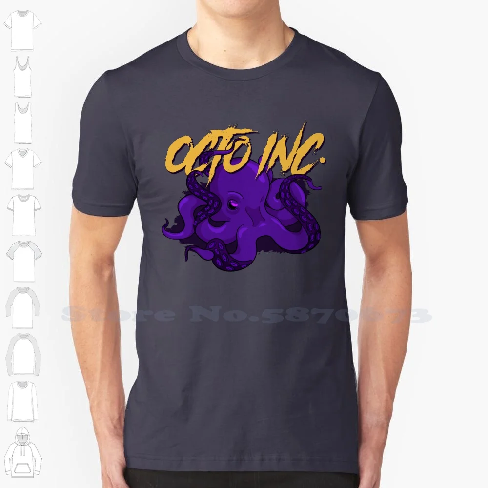 

Octo Inc. Custom Funny Hot Sale Tshirt Nature Cartoon Fish Animals Monster Octopus Octo Sea Monster Ocean Jjvision