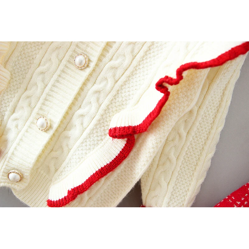 New Autumn Infant Baby Girls Long Sleeve Knitted Sweet Lace Sweater + Fishtail Skirt Clothing Sets Kids Girl Suit Clothes
New Autumn Infant Baby Girls Long Sleeve Knitted Sweet Lace Sweater + Fishtail Skirt Clothing Sets Kids Girl Suit Clothes