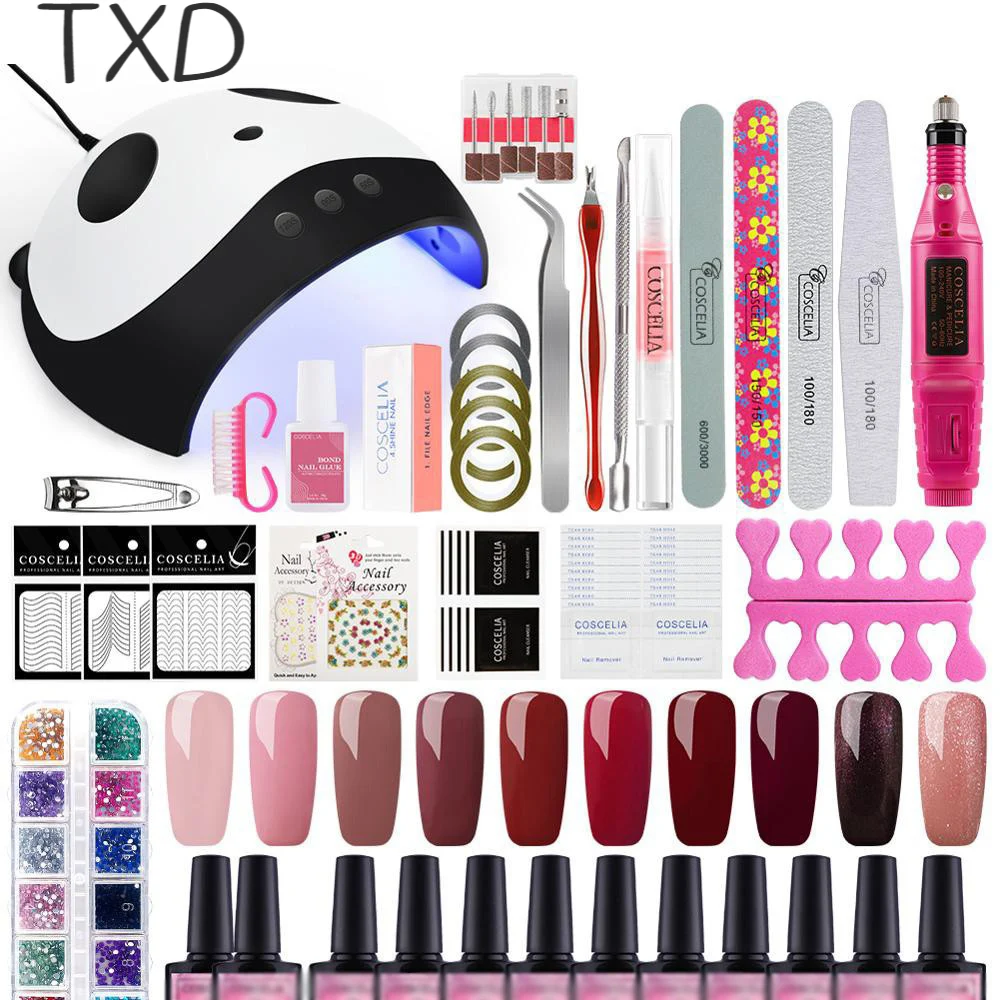 TXD UV LED Lamp Dryer Electric Nail drill Nail Tools Nail Set Nail Gel Polish Kit Soak Off Manicure Tools Set
TXD UV LED Lamp Dryer Electric Nail drill Nail Tools Nail Set Nail Gel Polish Kit Soak Off Manicure Tools Set