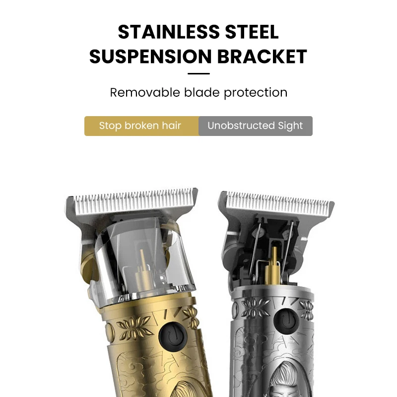 T9 LCD Professional Digital Hair Trimmer Rechargeable Electric Hair Clipper Men's Cordless Haircut Adjustable Ceramic Blade
T9 LCD Professional Digital Hair Trimmer Rechargeable Electric Hair Clipper Men's Cordless Haircut Adjustable Ceramic Blade