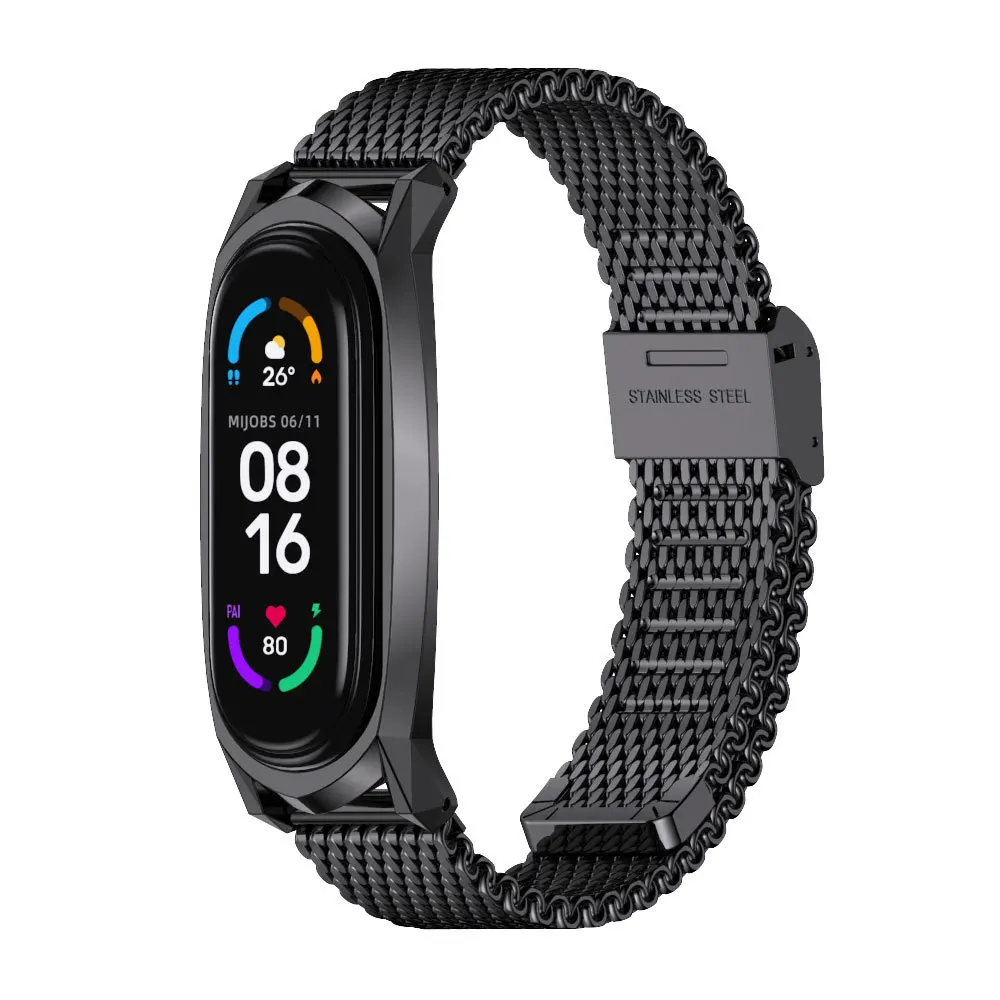 Fashion Milanese metal Watch Strap For Xiaomi Mi M3 M4 M5 M6 stainless steel band bracelet watchband for Miband 3 4 5 6 Mi band
Fashion Milanese metal Watch Strap For Xiaomi Mi M3 M4 M5 M6 stainless steel band bracelet watchband for Miband 3 4 5 6 Mi band