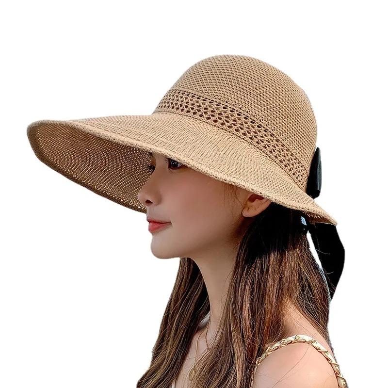 Ladies Hats and Caps Beach Hats Women Large Wide Brim Sun Protection Bow Empty Top Straw Hat Summer Hats for Women Fashion
Ladies Hats and Caps Beach Hats Women Large Wide Brim Sun Protection Bow Empty Top Straw Hat Summer Hats for Women Fashion