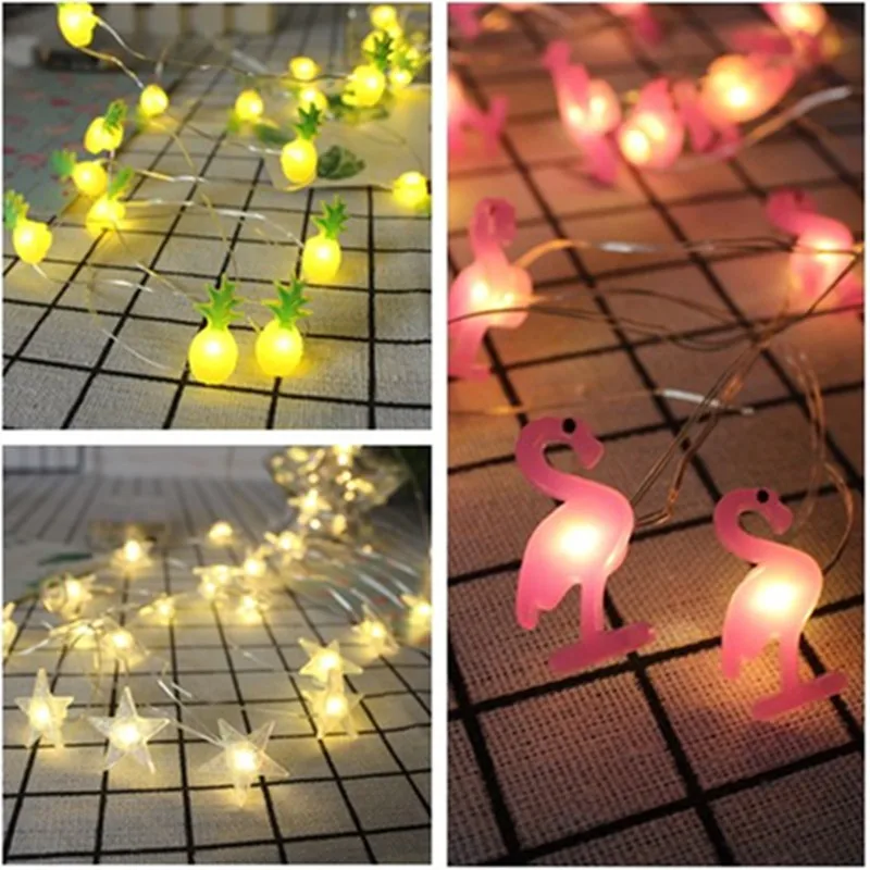 2M Cartoon Flamingo Fairy String Lights Rainbow Elephant New Year Holiday Lighting Garland Home Decoration Batteries Party Lamp
2M Cartoon Flamingo Fairy String Lights Rainbow Elephant New Year Holiday Lighting Garland Home Decoration Batteries Party Lamp