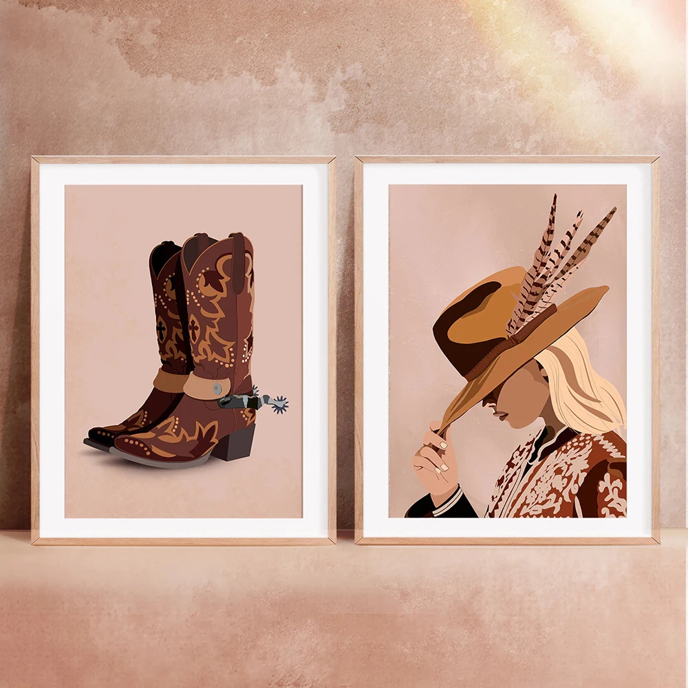 Wild Western Boho Cowgirl Horseshoe Buffalo Skull Posters And Prints Art Canvas Painting Modern Wall Pictures For Bedroom Decor
Wild Western Boho Cowgirl Horseshoe Buffalo Skull Posters And Prints Art Canvas Painting Modern Wall Pictures For Bedroom Decor