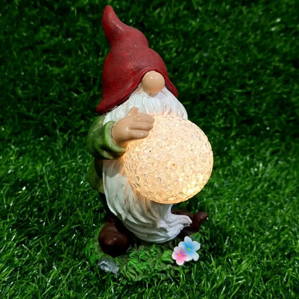 Statue Decor Cute Vivid Resin Creative Dwarf Shape Solar Energy Statue Display for Garden
Statue Decor Cute Vivid Resin Creative Dwarf Shape Solar Energy Statue Display for Garden