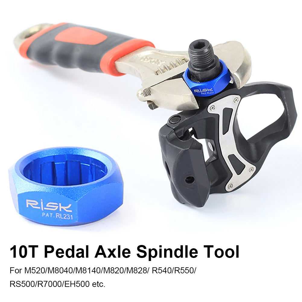 High Quaity Bicycle Pedal Axle Spindle Removal Loosing Tool Lock Bolt For M520/M8040/M8140/M820/M828 10T Cycling Accessories
High Quaity Bicycle Pedal Axle Spindle Removal Loosing Tool Lock Bolt For M520/M8040/M8140/M820/M828 10T Cycling Accessories