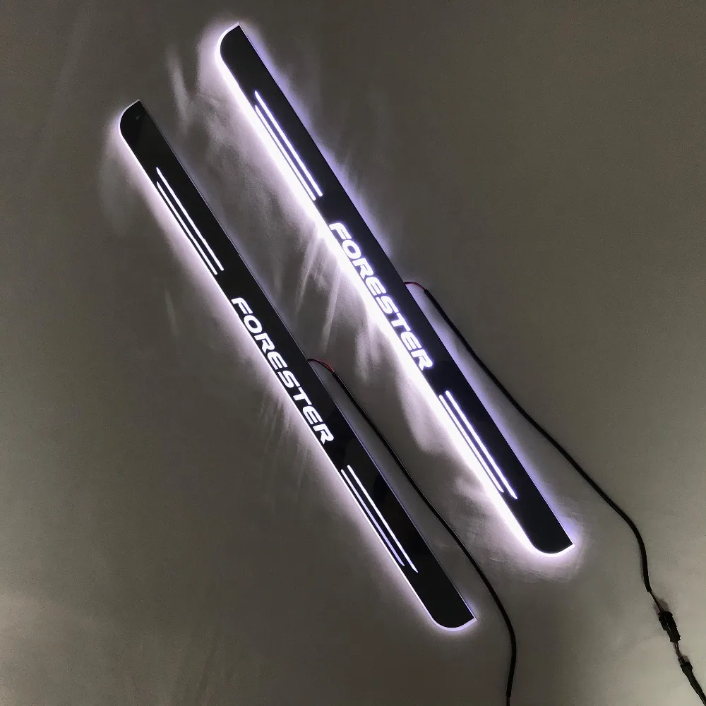 Free express ship Led door sill Decorative lights Slat guards Plate strips for Subaru forester
Free express ship Led door sill Decorative lights Slat guards Plate strips for Subaru forester