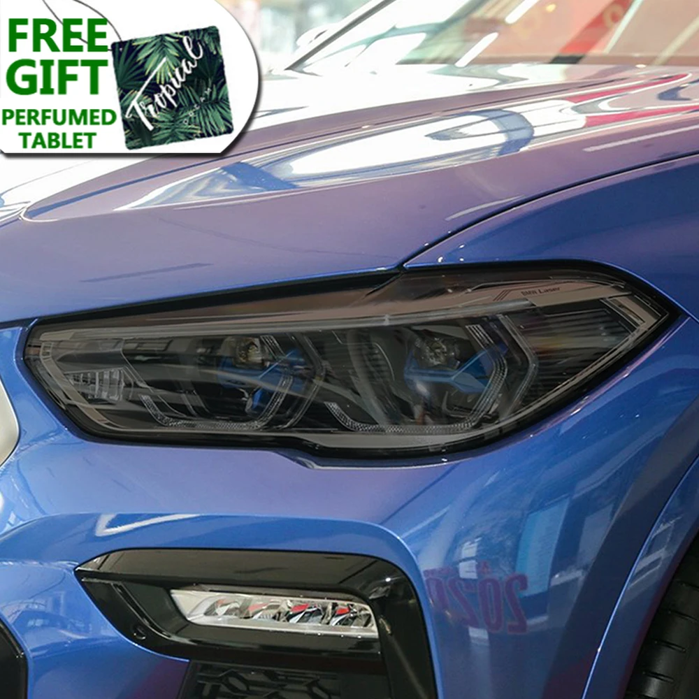 2 Pcs Car Headlight Protective Film Headlamp Restoration Transparent Black TPU Sticker For BMW X6 G06 2020 - Accessories 
2 Pcs Car Headlight Protective Film Headlamp Restoration Transparent Black TPU Sticker For BMW X6 G06 2020 - Accessories