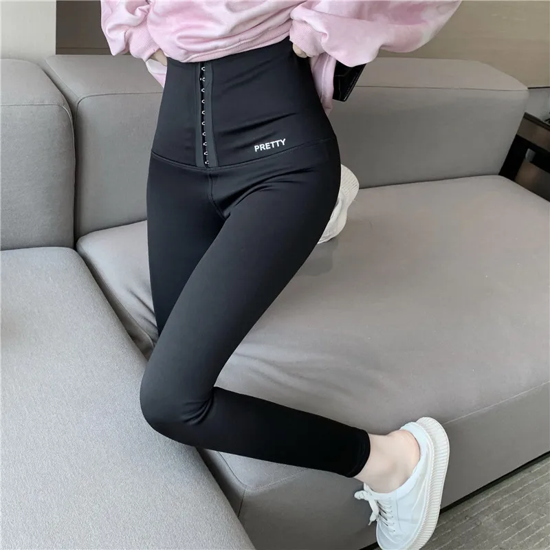 HziriP 2021 New Women Leggings Breasted Fitness Autumn Winter Outwear Leggins Black Seamless Skinny Plus Velvet Sculpting Pants
HziriP 2021 New Women Leggings Breasted Fitness Autumn Winter Outwear Leggins Black Seamless Skinny Plus Velvet Sculpting Pants