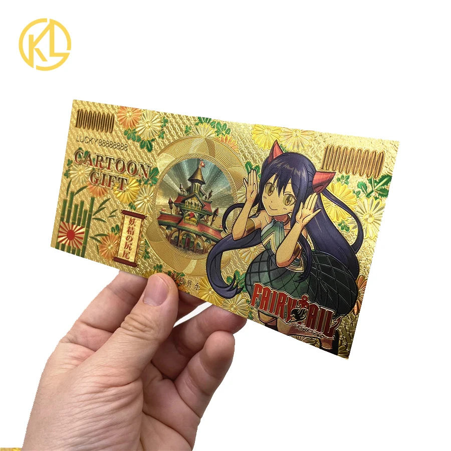 1pc Japan Anime Fairy-Teil banknote Classic Manga Gold Fake money gift prop money for souvenir cartoon peri tail prop money
1pc Japan Anime Fairy-Teil banknote Classic Manga Gold Fake money gift prop money for souvenir cartoon peri tail prop money