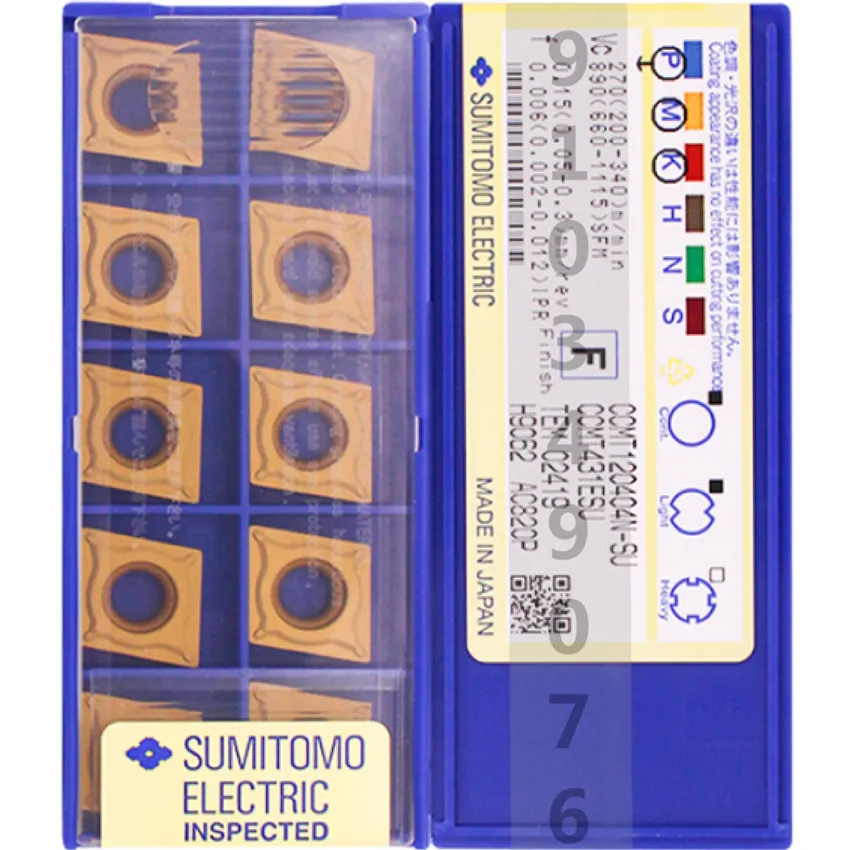 CNMG120404N-SU AC820P/CNMG120408N-SU AC820P/CNMG120404N-SU AC830P/CNMG120408N-SU AC830P CNC carbide inserts 10PCS/BOX
CNMG120404N-SU AC820P/CNMG120408N-SU AC820P/CNMG120404N-SU AC830P/CNMG120408N-SU AC830P CNC carbide inserts 10PCS/BOX