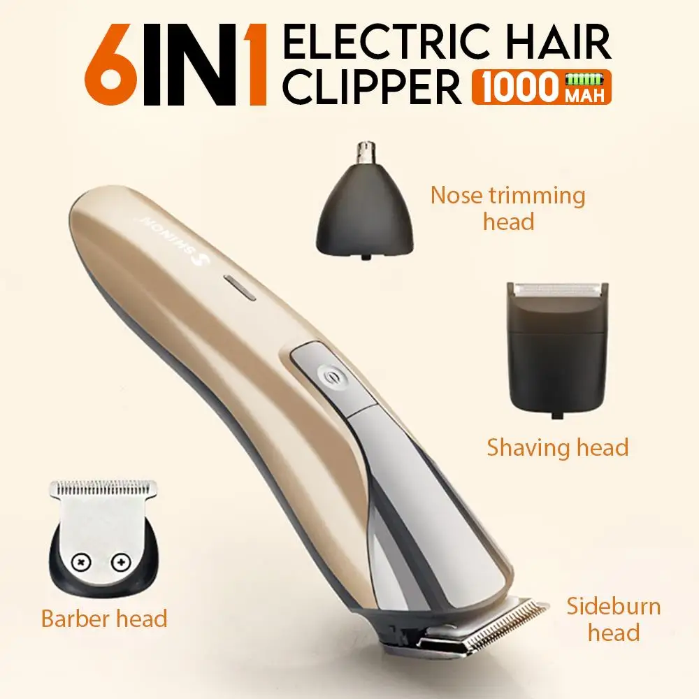 Painless Hair Trimming Trimmers Nose Hair Trimmer Hair Trimmer Stainless Steel 2 Colors Six in One Fashion Portable Hairdresser
Painless Hair Trimming Trimmers Nose Hair Trimmer Hair Trimmer Stainless Steel 2 Colors Six in One Fashion Portable Hairdresser