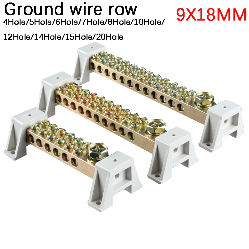 9*18mm 9x18mm 4P 5P 6P 7P 8P 10P 12P 15P 20P 8 10 12 Position Hole Dual Wire Line Row Holder Brass Connector Bar Terminal Block
9*18mm 9x18mm 4P 5P 6P 7P 8P 10P 12P 15P 20P 8 10 12 Position Hole Dual Wire Line Row Holder Brass Connector Bar Terminal Block