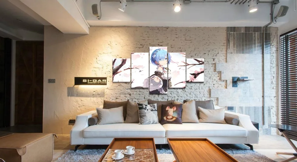 Re Life in a different world from zero Rem Anime 5 Piece Painting Canvas Wall Art HD Print Painting Home Decor Living Room
Re Life in a different world from zero Rem Anime 5 Piece Painting Canvas Wall Art HD Print Painting Home Decor Living Room