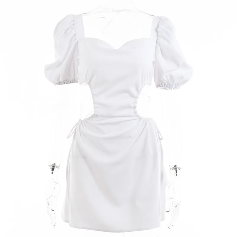 Julissa Mo 2021 New Hollow Out Bandage Summer Dress Short Puff Sleeve Square Collar Party Dresses Sexy Backless White Vestidos
Julissa Mo 2021 New Hollow Out Bandage Summer Dress Short Puff Sleeve Square Collar Party Dresses Sexy Backless White Vestidos