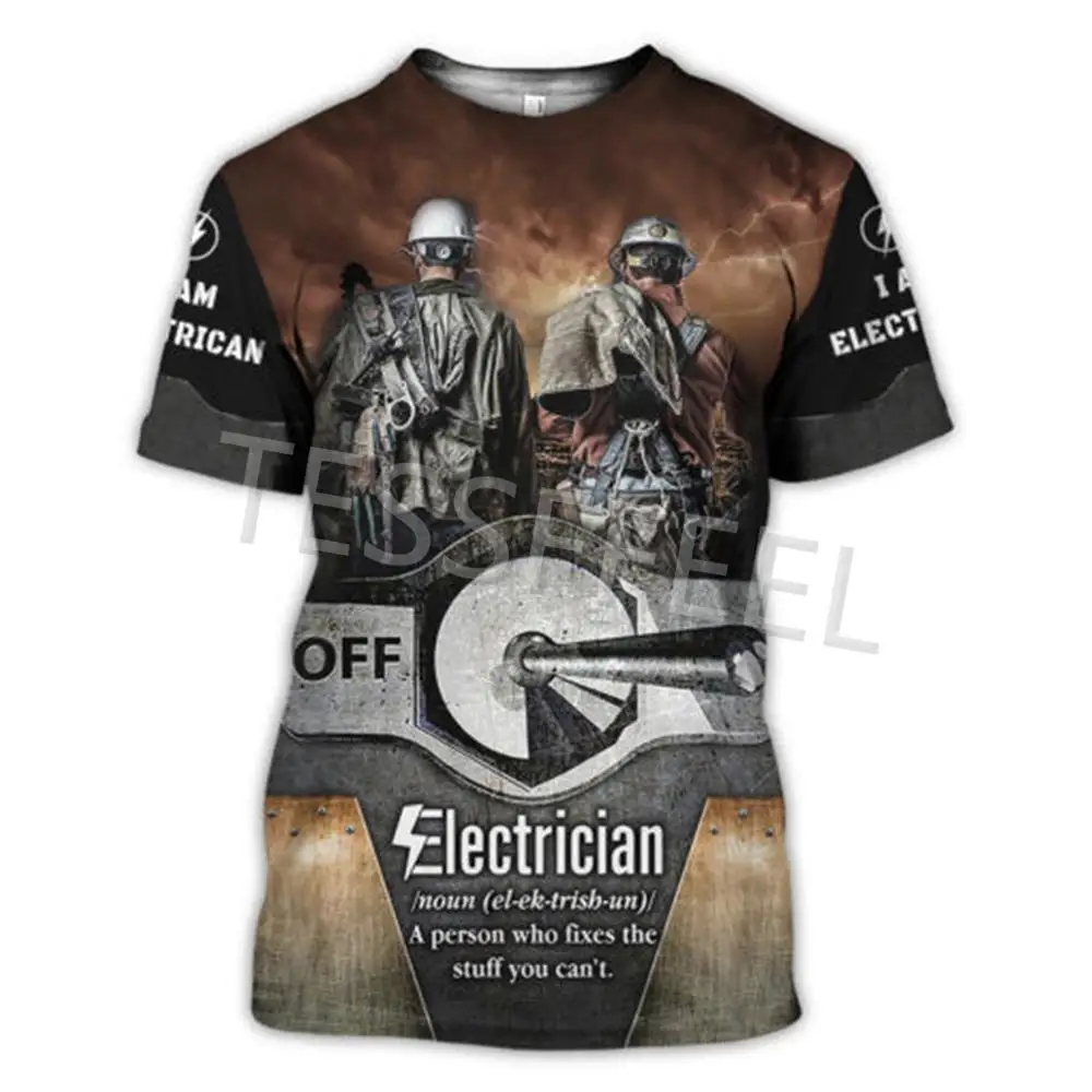 Tessffel Electrician Cable Workers Height Working 3D Printed Summer Harajuku T-shirt Unisex Top O-Neck Short Sleeve No.6
Tessffel Electrician Cable Workers Height Working 3D Printed Summer Harajuku T-shirt Unisex Top O-Neck Short Sleeve No.6