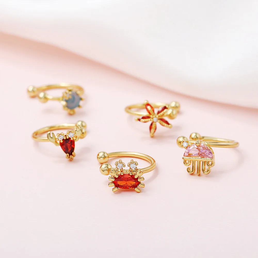 Fashion Sweet Ocean Series Ear Cuff Earrings Simple Korean Style No Piercing Colored Earrings Clip On Jewelry 2021
Fashion Sweet Ocean Series Ear Cuff Earrings Simple Korean Style No Piercing Colored Earrings Clip On Jewelry 2021