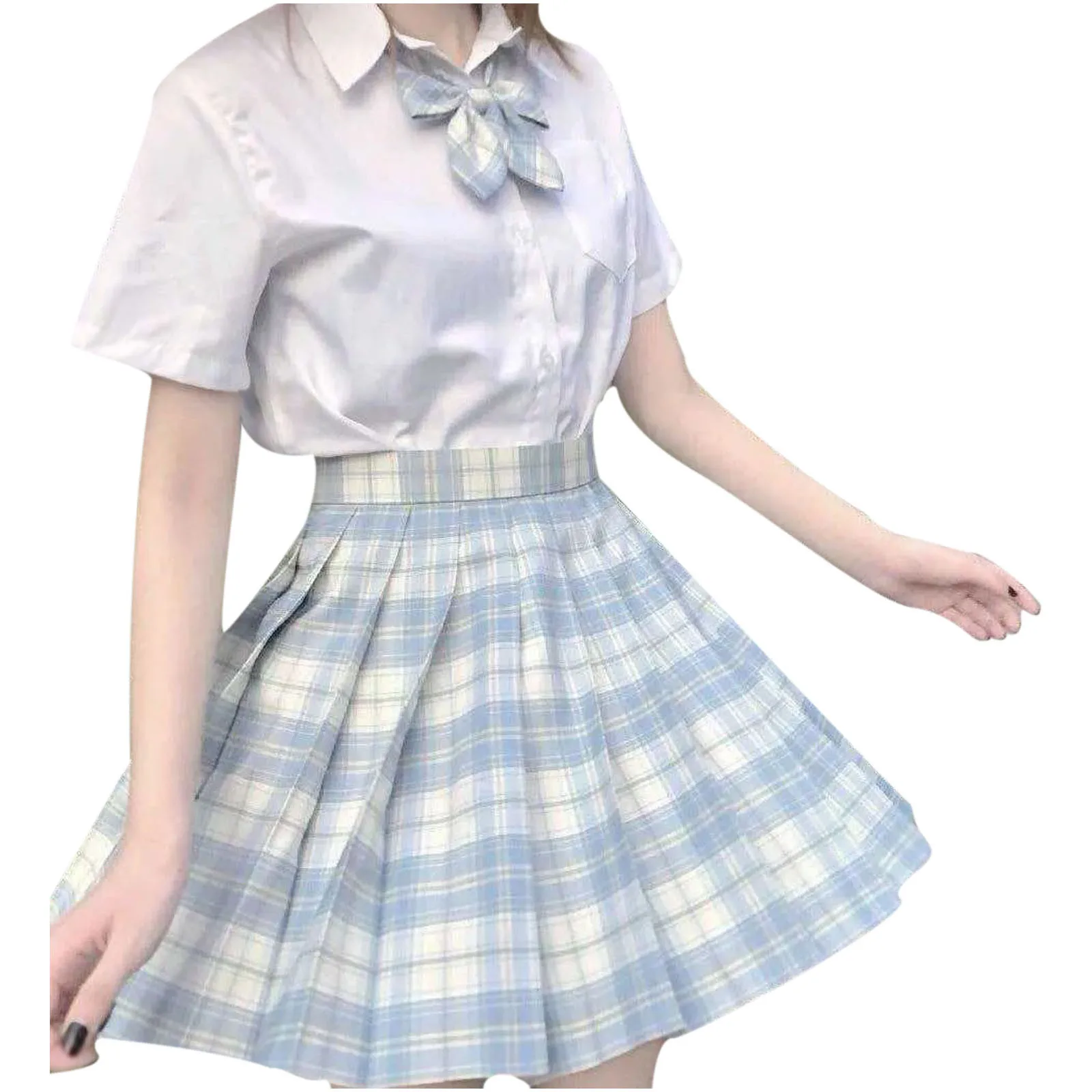 Fashion Women Plaid Pleated A-Line Skirt Anti-Burnout High Waist Short Skirt Mujer 2021 Clothing Harajuku skirts womens mini 
Fashion Women Plaid Pleated A-Line Skirt Anti-Burnout High Waist Short Skirt Mujer 2021 Clothing Harajuku skirts womens mini