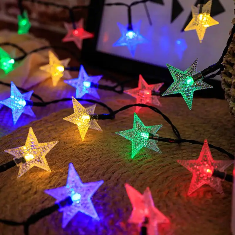 50 /100/200pcs LED Solar Star Garden Decoration Light String Christmas Decoration Light Fiber Fairy Fairy Tale Waterproof Light 
50 /100/200pcs LED Solar Star Garden Decoration Light String Christmas Decoration Light Fiber Fairy Fairy Tale Waterproof Light