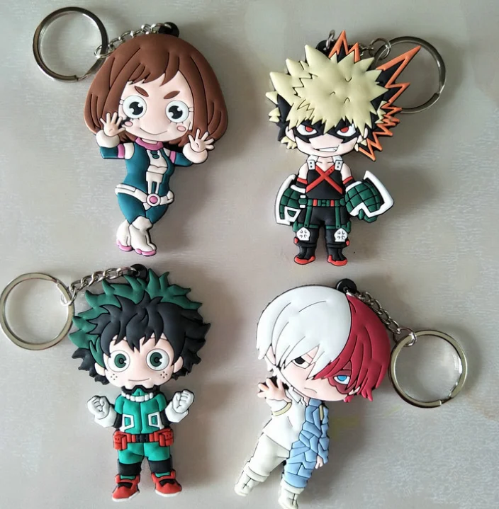 Hot Sale Anime My Hero Academia Deku Bakugou Katsuki OCHACO URARAKA PVC Keychains Pendant Magic School College Accessories Gift
Hot Sale Anime My Hero Academia Deku Bakugou Katsuki OCHACO URARAKA PVC Keychains Pendant Magic School College Accessories Gift