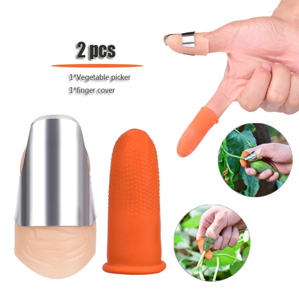Index Finger Cover Harvesting Plant Tool Trim Stainless Steel Picking Separator Portable Vegetable Thumb Cutter Quick
Index Finger Cover Harvesting Plant Tool Trim Stainless Steel Picking Separator Portable Vegetable Thumb Cutter Quick