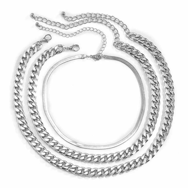 European And American Exaggerated Multi-layer Personality Clavicle Chain Necklace Classic Simple Fashion Necklace Female Jewelry
European And American Exaggerated Multi-layer Personality Clavicle Chain Necklace Classic Simple Fashion Necklace Female Jewelry
