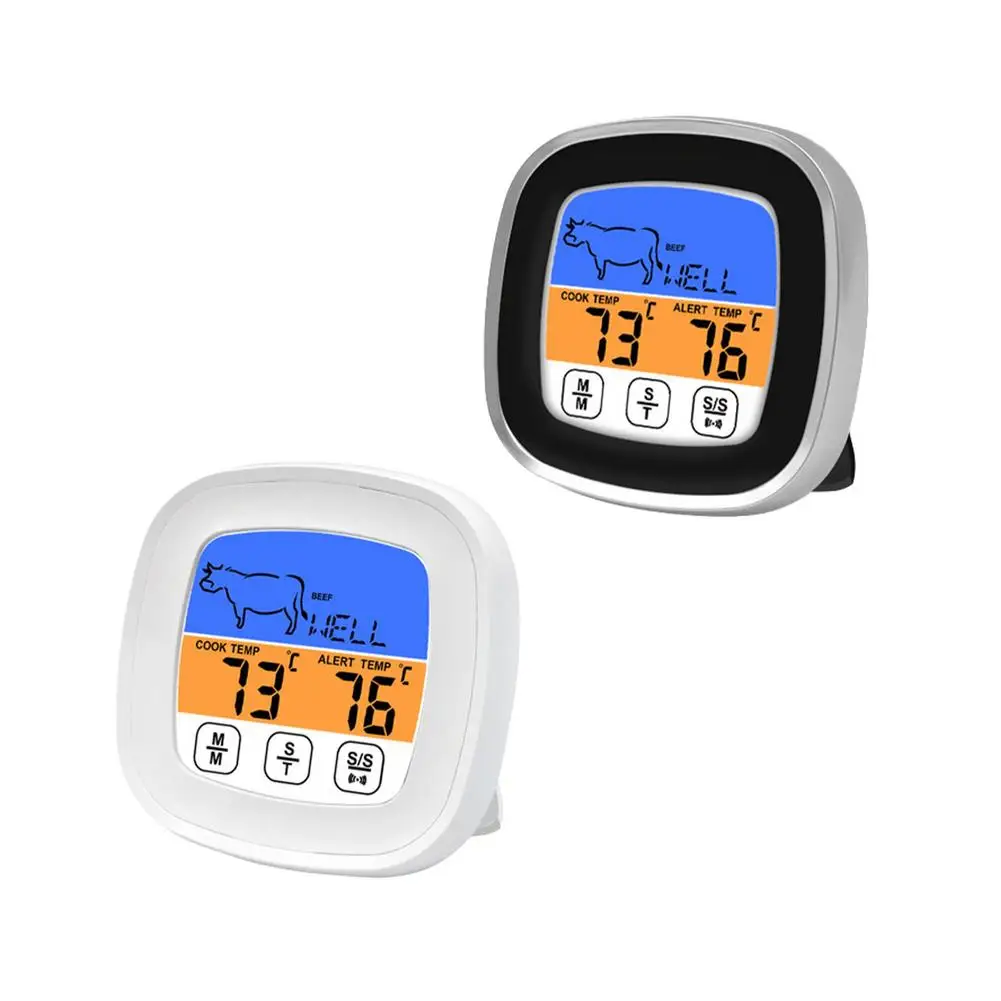 Термометр ThermoPro цифровой для барбекю и мяса, кухонный прибор с таймером для приготовления мяса, с ЖК-экраном
Термометр ThermoPro цифровой для барбекю и мяса, кухонный прибор с таймером для приготовления мяса, с ЖК-экраном