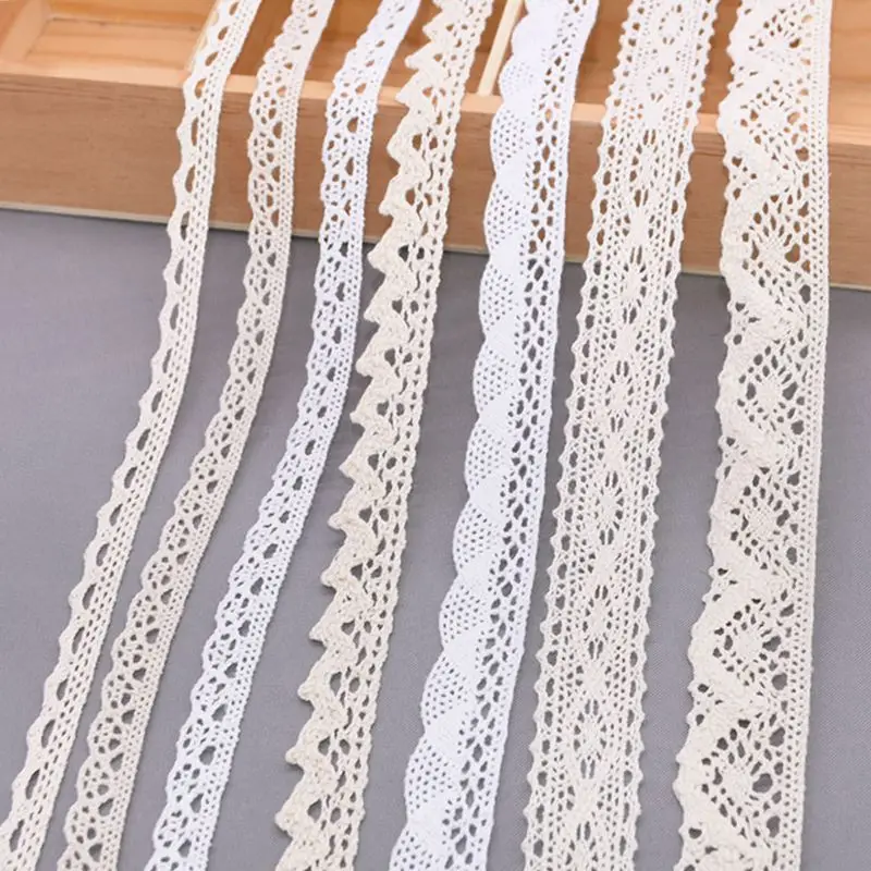 5/10Yards White Cotton Embroidered Lace Trim Ribbons Fabric DIY Handmade Craft Clothes Sewing Accessories Supplies
5/10Yards White Cotton Embroidered Lace Trim Ribbons Fabric DIY Handmade Craft Clothes Sewing Accessories Supplies