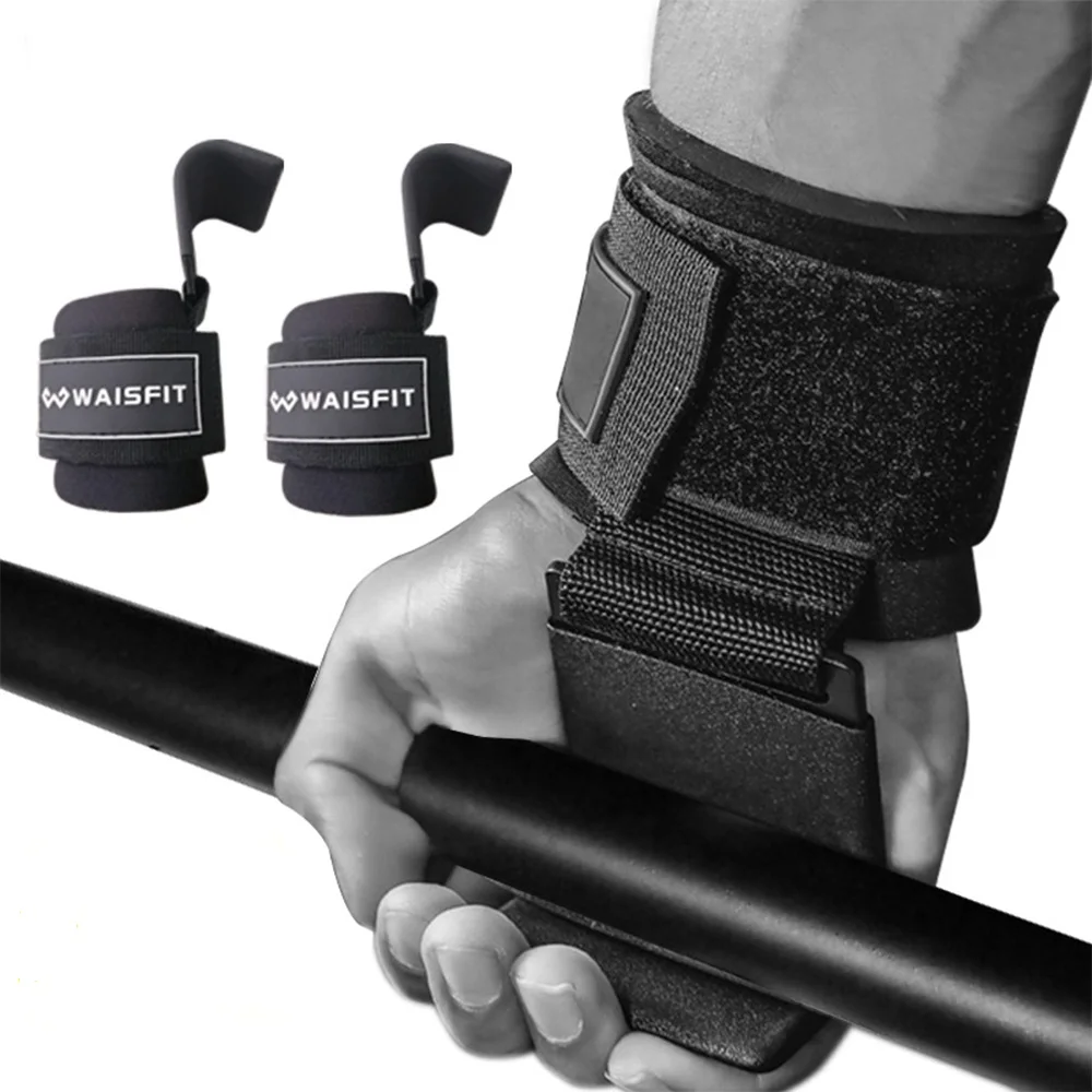Weight Lifting Hooks Hand-Bar Wrist Straps Gym Fitness Hook weight Strap Pull-Ups Power Lifting Gloves For Weight Training
Weight Lifting Hooks Hand-Bar Wrist Straps Gym Fitness Hook weight Strap Pull-Ups Power Lifting Gloves For Weight Training