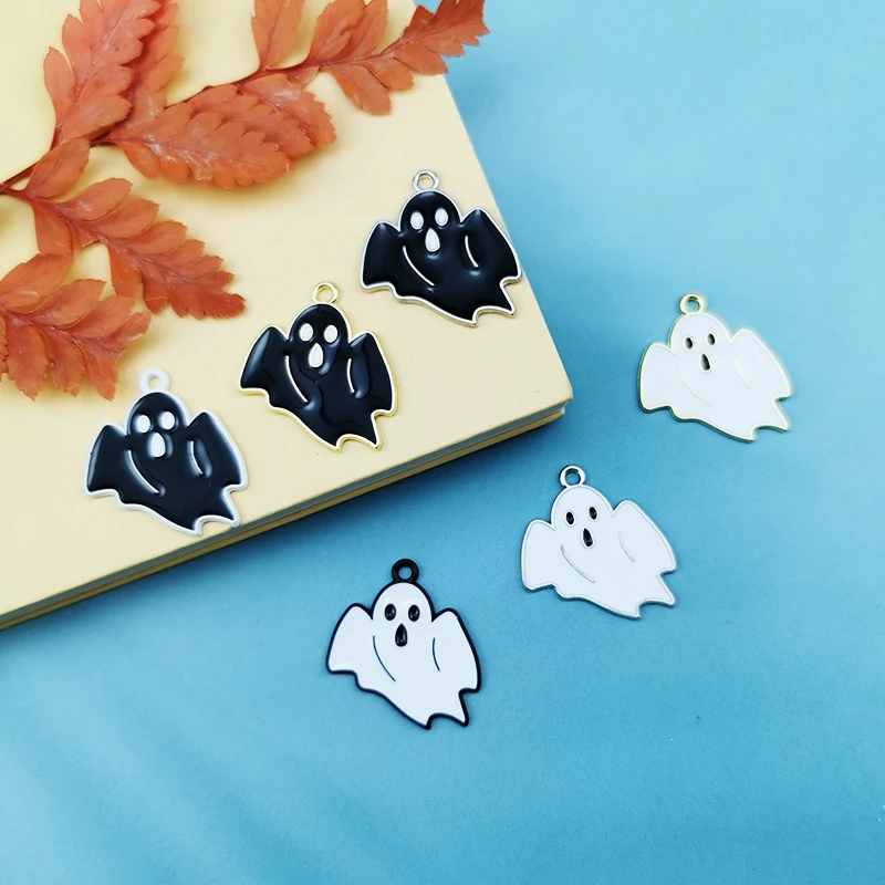 JeQue 10pcs/lot Enamel Cartoon Halloween Ghost Charms DIY Jewelry Making Fashion Earring Necklace Bracelet Pendants Accessories
JeQue 10pcs/lot Enamel Cartoon Halloween Ghost Charms DIY Jewelry Making Fashion Earring Necklace Bracelet Pendants Accessories