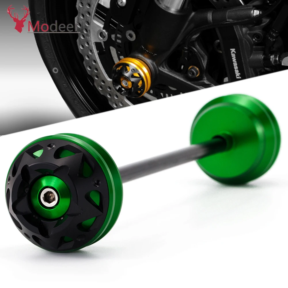 Front Wheel Axle Fork Wheel Protector Crash Slider For KAWASAKI Z800 Z900 Z900RS Z1000 Z650 Z750 Z750S Motorcycle Accessories
Front Wheel Axle Fork Wheel Protector Crash Slider For KAWASAKI Z800 Z900 Z900RS Z1000 Z650 Z750 Z750S Motorcycle Accessories