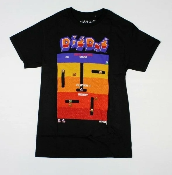 Dig Dug Retro Arcade 80s Game Black T-Shirt New! (2C1
Dig Dug Retro Arcade 80s Game Black T-Shirt New! (2C1