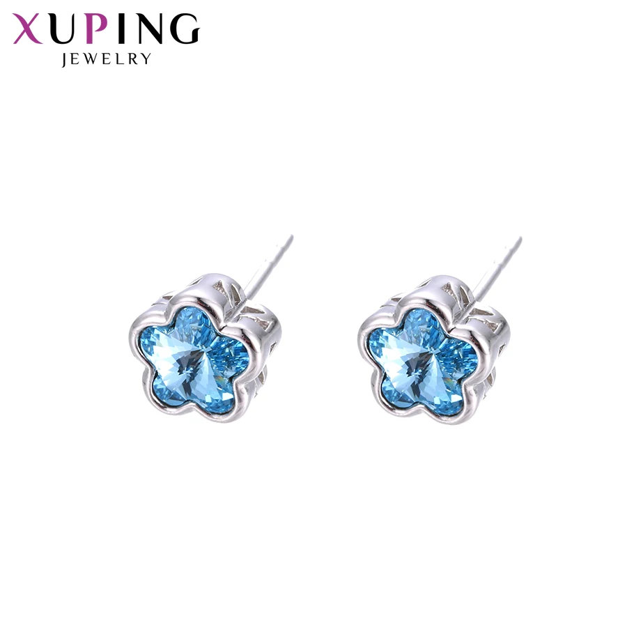 Xuping Jewelry Romantic Cute Flower Shaped Crystals Earrings for Women 96350
Xuping Jewelry Romantic Cute Flower Shaped Crystals Earrings for Women 96350
