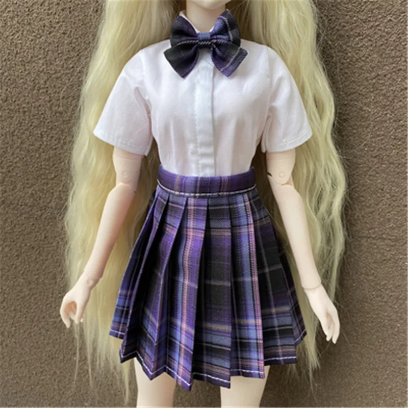 BJD doll dress is suitable for 1/3 and 1/4 size fashion new JK uniform plaid skirt pleated skirt e-sports girl high waist skirt 
BJD doll dress is suitable for 1/3 and 1/4 size fashion new JK uniform plaid skirt pleated skirt e-sports girl high waist skirt