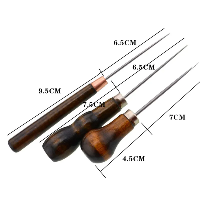 New Hot Sale Durable Professional Leather Wood Handle Awl Tools For Leather craft Stitching Sewing Accessories Fast Delivery
New Hot Sale Durable Professional Leather Wood Handle Awl Tools For Leather craft Stitching Sewing Accessories Fast Delivery