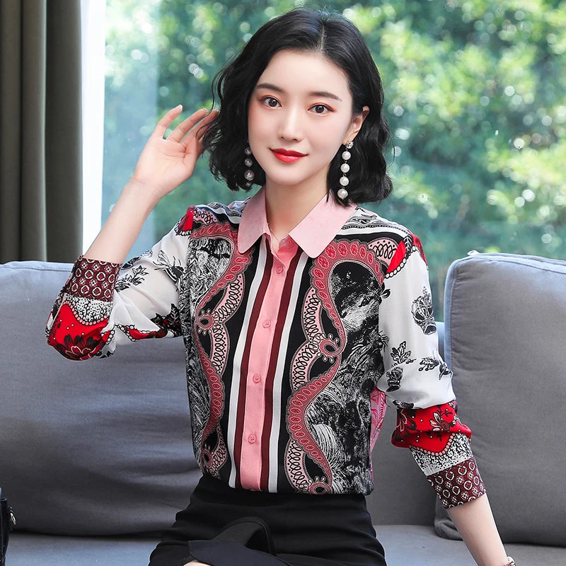 Free Shipping Feminina Women'S Vintage Blouse Fashion Clothes 2020 Spring Autumn Long Sleeve Printed Shirts Female D0027
Free Shipping Feminina Women'S Vintage Blouse Fashion Clothes 2020 Spring Autumn Long Sleeve Printed Shirts Female D0027