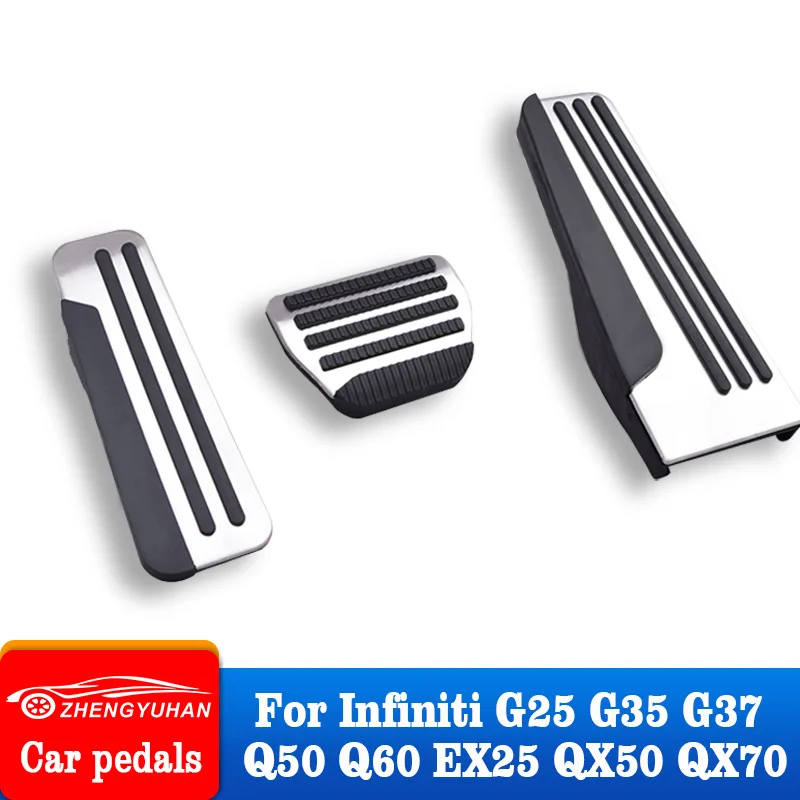 For Infiniti G25 G35 G37 Q50 Q60 EX25 QX50 QX70 AT Car Accelerator Pedal Brake Pedal Cover Pad Non-Slip Car Accessories
For Infiniti G25 G35 G37 Q50 Q60 EX25 QX50 QX70 AT Car Accelerator Pedal Brake Pedal Cover Pad Non-Slip Car Accessories