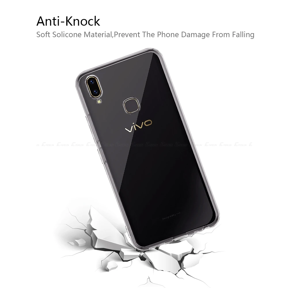 Тонкий прозрачный силиконовый чехол для Vivo T1x V21e V23e V23 V21 V20 SE V19 V17 Neo Plus V15 V11 Pro V11i S1