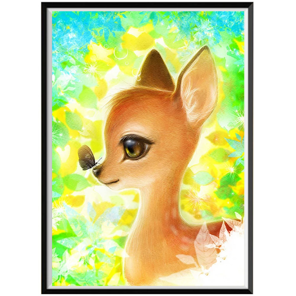 Diamond Painting Cartoon Animal Deer Cat Square Diamond Round Diamond Decoration Customizable Wall Art Decoration Frameless
Diamond Painting Cartoon Animal Deer Cat Square Diamond Round Diamond Decoration Customizable Wall Art Decoration Frameless
