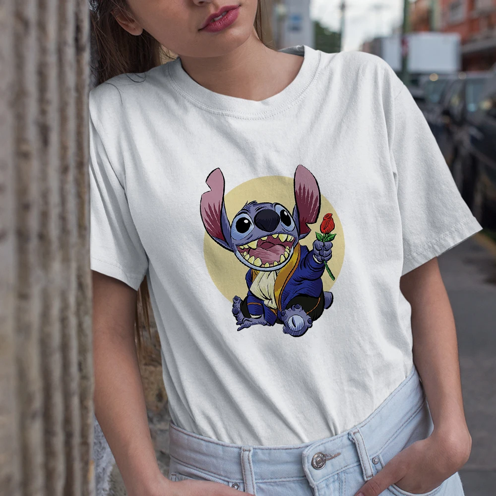 Stitch Cosplay Fun Print Sweetwear Disney T Shirt Women Urban Casual Fashion Ulzzang Clothes Short Sleeve Ladies T-shirts
Stitch Cosplay Fun Print Sweetwear Disney T Shirt Women Urban Casual Fashion Ulzzang Clothes Short Sleeve Ladies T-shirts