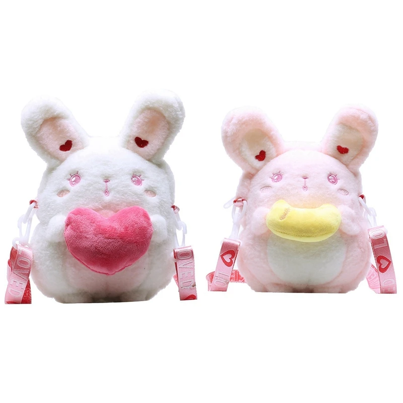 2X Bag Girl Cute Rabbit Messenger Bag Girl Purse Storage Bag Messenger Shoulder Bag Rabbit Bag Girl Heart White & Pink
2X Bag Girl Cute Rabbit Messenger Bag Girl Purse Storage Bag Messenger Shoulder Bag Rabbit Bag Girl Heart White & Pink