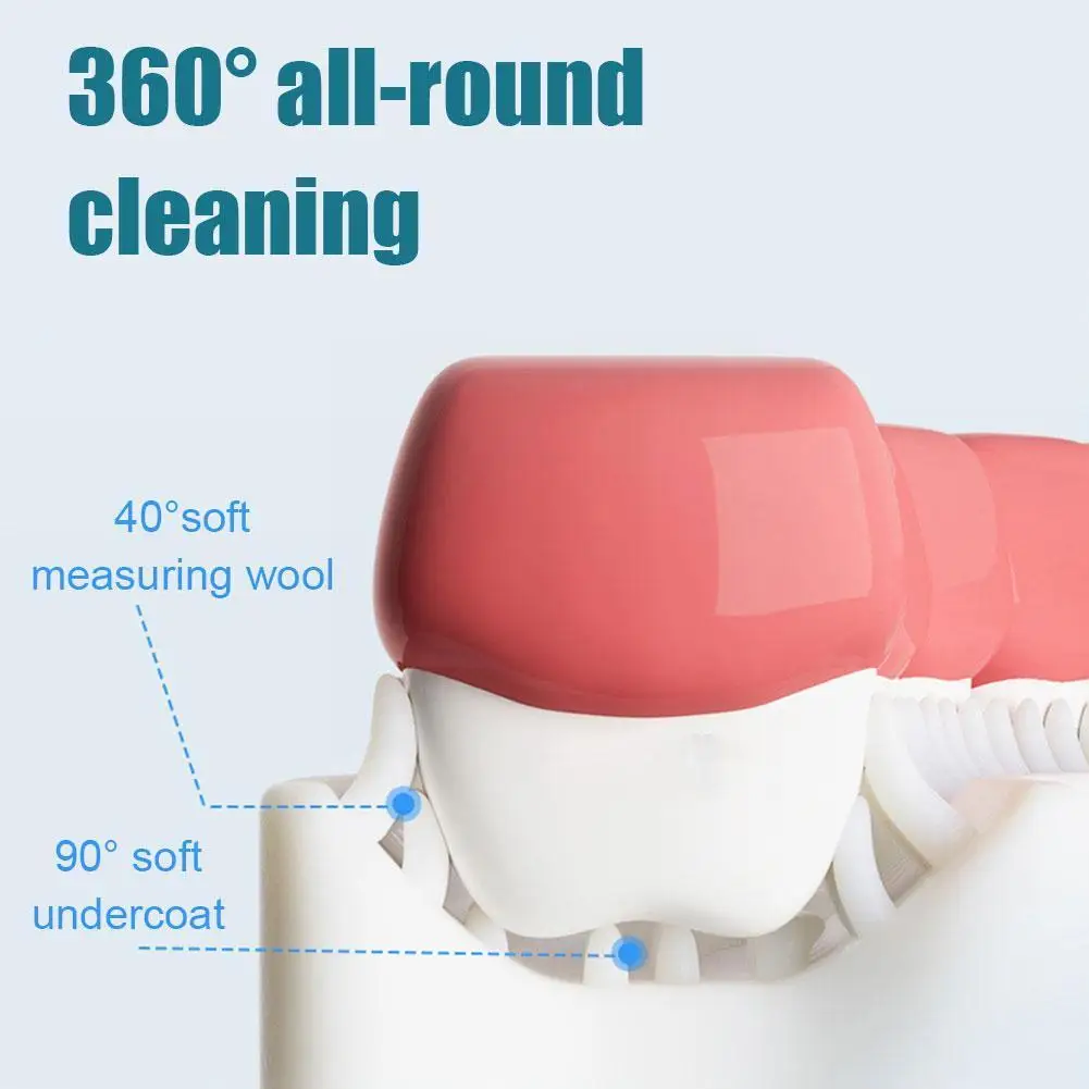 2021 New U Type Children's Toothbrush 360 Degrees Cleaning Blue Pink Silicone Oral Brush Baby Brush For Infant Care Tooth R5E3
2021 New U Type Children's Toothbrush 360 Degrees Cleaning Blue Pink Silicone Oral Brush Baby Brush For Infant Care Tooth R5E3