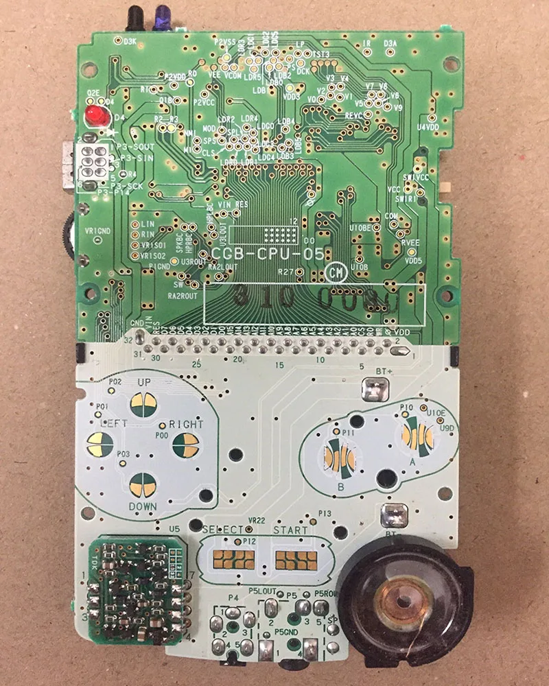 Запасная оригинальная материнская плата для Game Boy цветная ремонтная PCB печатная
