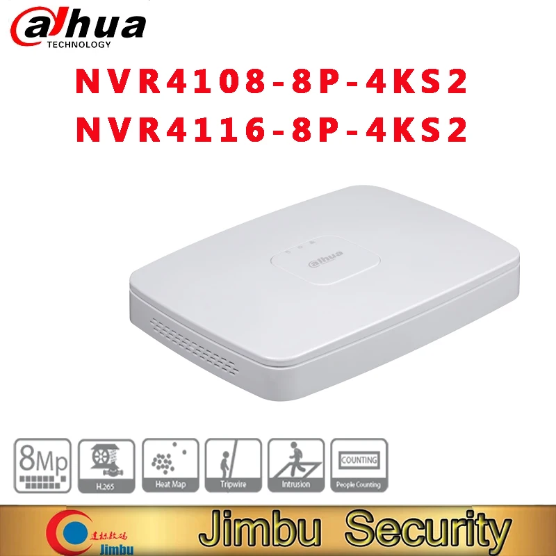 Dahua NVR DVR NVR4108-8P-4KS2 NVR4116-8P-4KS2 mini Video Recorder 8CH 16CH Smart 1U 8PoE port 4K Up to 8MP cctv system
Dahua NVR DVR NVR4108-8P-4KS2 NVR4116-8P-4KS2 mini Video Recorder 8CH 16CH Smart 1U 8PoE port 4K Up to 8MP cctv system