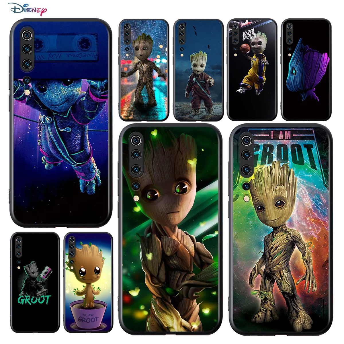 Marvel Super Hero Avengers Groot For Xiaomi Mi Note 11i 11 10T 10 Ultra 9T 9 SE 8 Lite Pro 5G Soft TPU Silicone Black Phone Case
Marvel Super Hero Avengers Groot For Xiaomi Mi Note 11i 11 10T 10 Ultra 9T 9 SE 8 Lite Pro 5G Soft TPU Silicone Black Phone Case