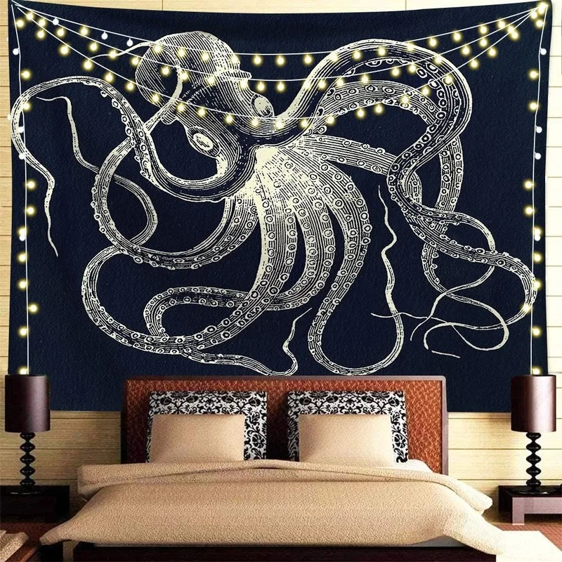 Marine Tapestry Ocean Animal Colorful Jellyfish Wall Hanging Tapestry Bedroom Apartment Dorm Living Room Decor
Marine Tapestry Ocean Animal Colorful Jellyfish Wall Hanging Tapestry Bedroom Apartment Dorm Living Room Decor