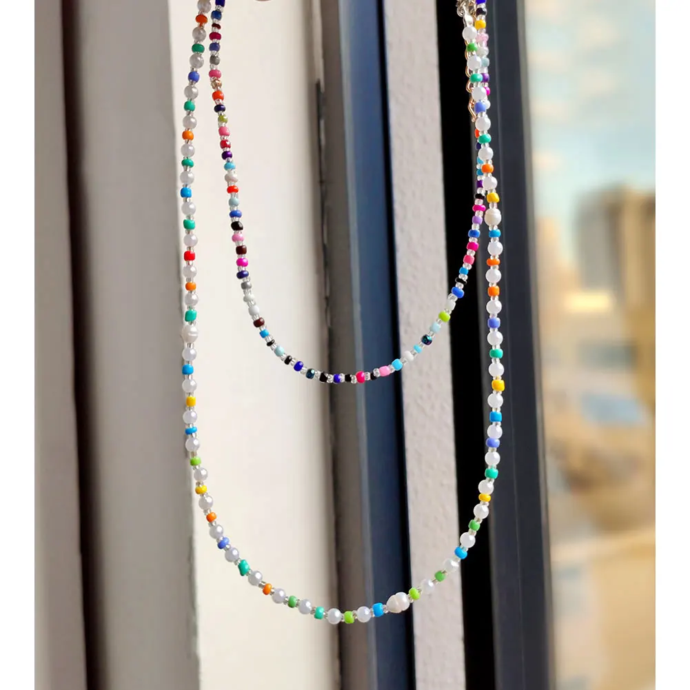 Multicolor Clear Bead Choker Necklace For Women Colored Acrylic Seed Beaded Strand Clavicle Necklaces Boho Vacation Jewelry 2021
Multicolor Clear Bead Choker Necklace For Women Colored Acrylic Seed Beaded Strand Clavicle Necklaces Boho Vacation Jewelry 2021